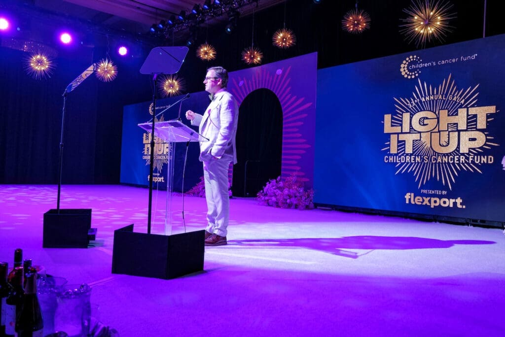 Dave Clark, Presenting Sponsor (Photo by BFA and Tamytha Cameron)