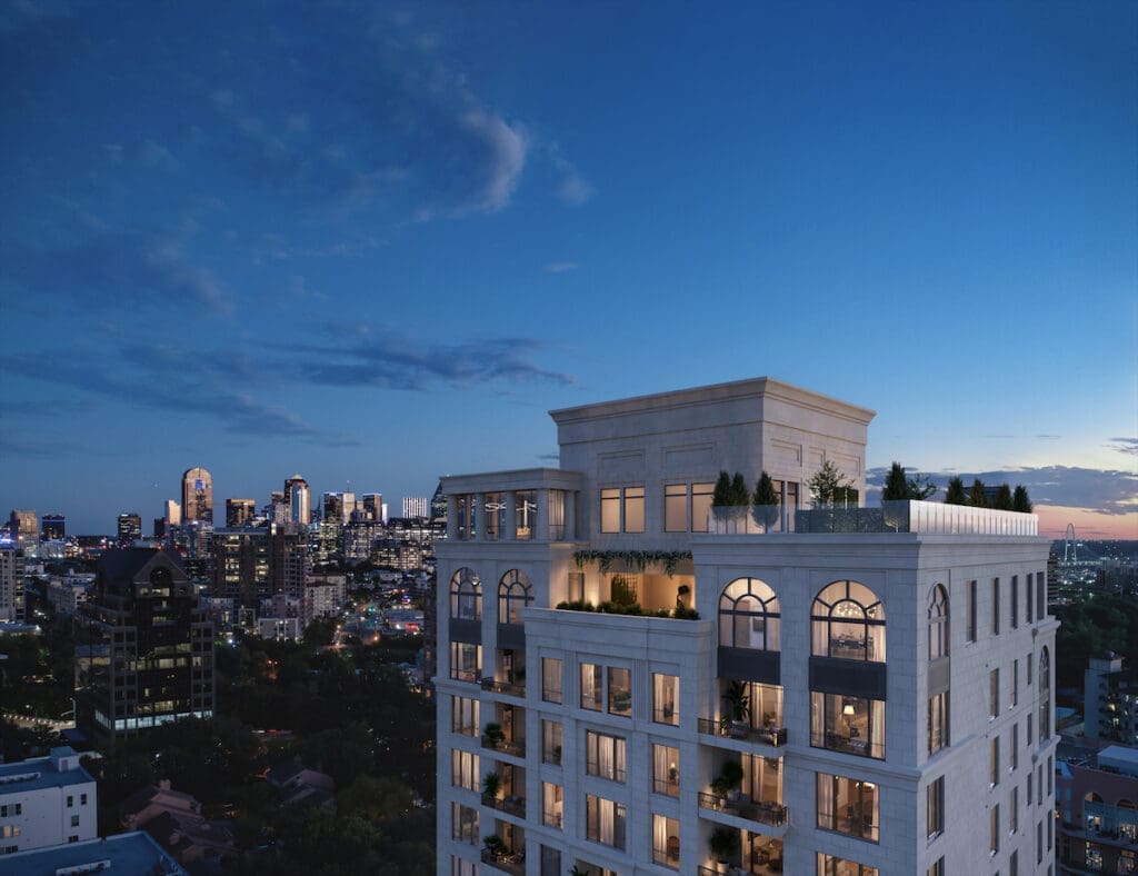 Architect Lucien Lagrange says he will take great care in how the top of the building met the skyline, "ensuring that it has a unique identity which symbolizes sophistication, luxury, and modernity." 