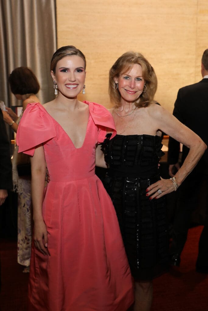 Heather Almond, Cheryl Byington at the Houston Symphony Wine Dinner & Collector's Auction (Photo by Priscilla Dickson)