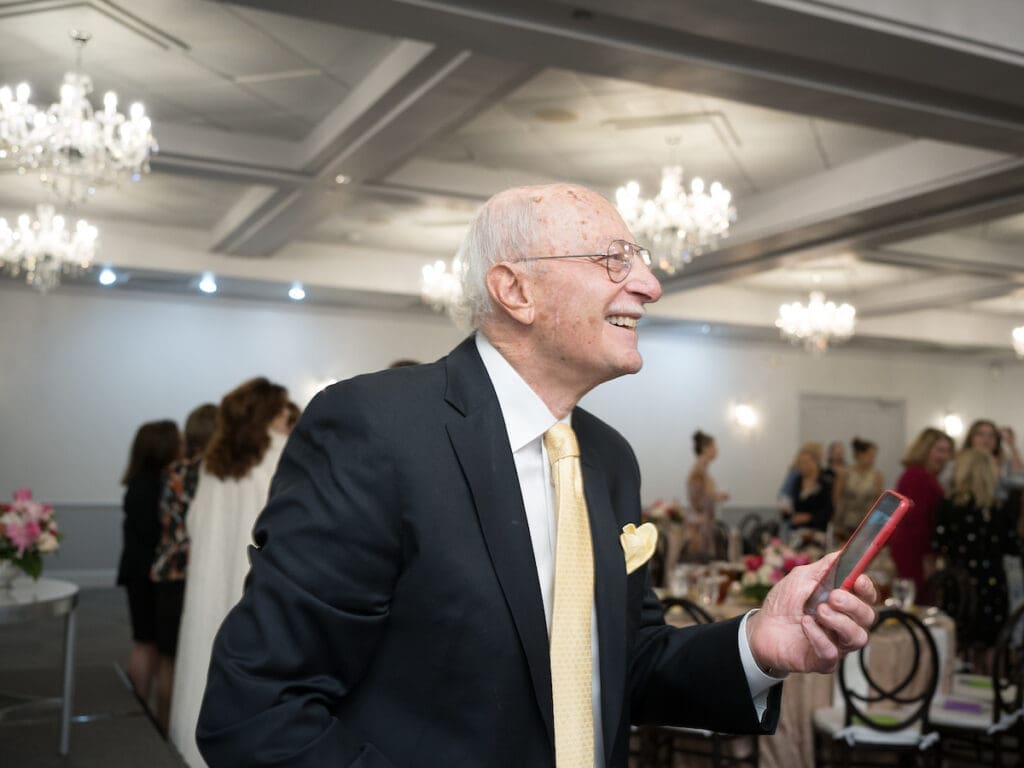Shafik Rifaat at the Houston Symphony League's "Conversation With Houston Icons." (Photo by Daniel Ortiz)