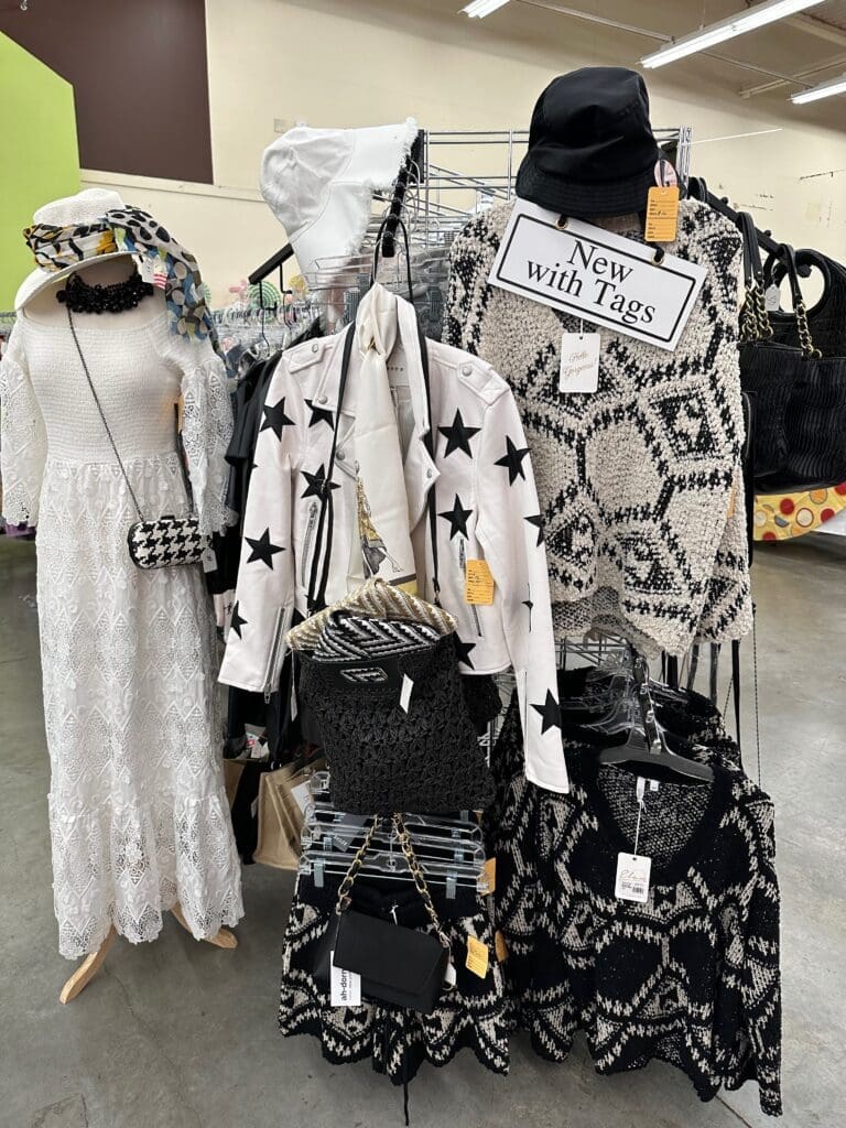 New With Tags is one of the numerous categories at the Salvation Army Women's Auxiliary's Chic Boutique.  (Photo by Shelby Hodge)