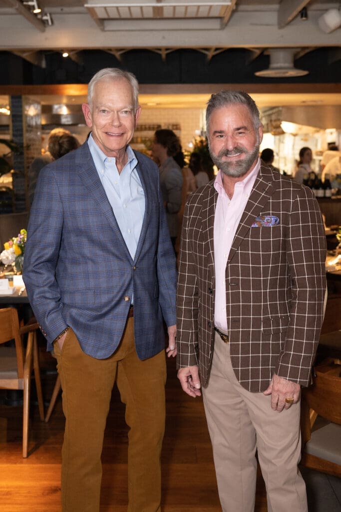 Jay Jones & Terry Wayne Jones at Houston Ballet's Raising the Barre dinner fundraiser.  (Photo by Wilson Parish)