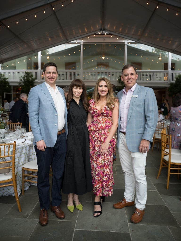 Joe & Paige Peak, Christine & Marc Laborde at the Trees for Houston 'Root Ball.' (Photo by Daniel Ortiz)