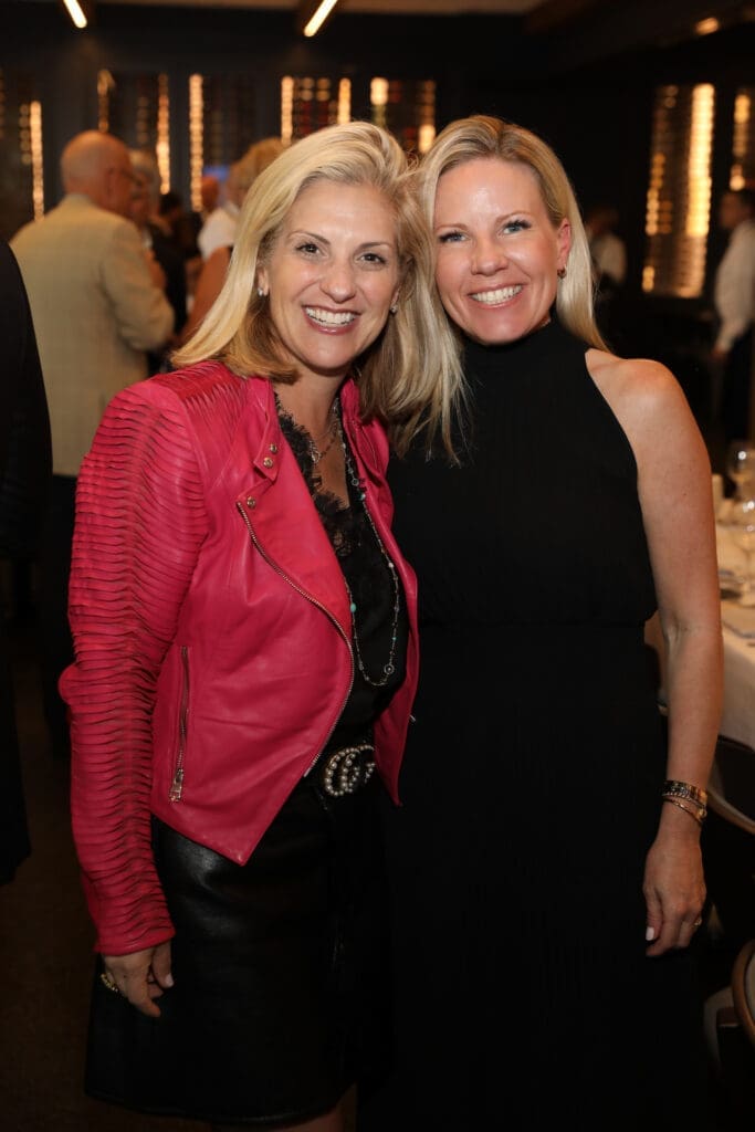 Kristin Abello, Keely Krhovjak at the Houston Classical Charter School Foundational Dinner (Photo by Priscilla Dickson)