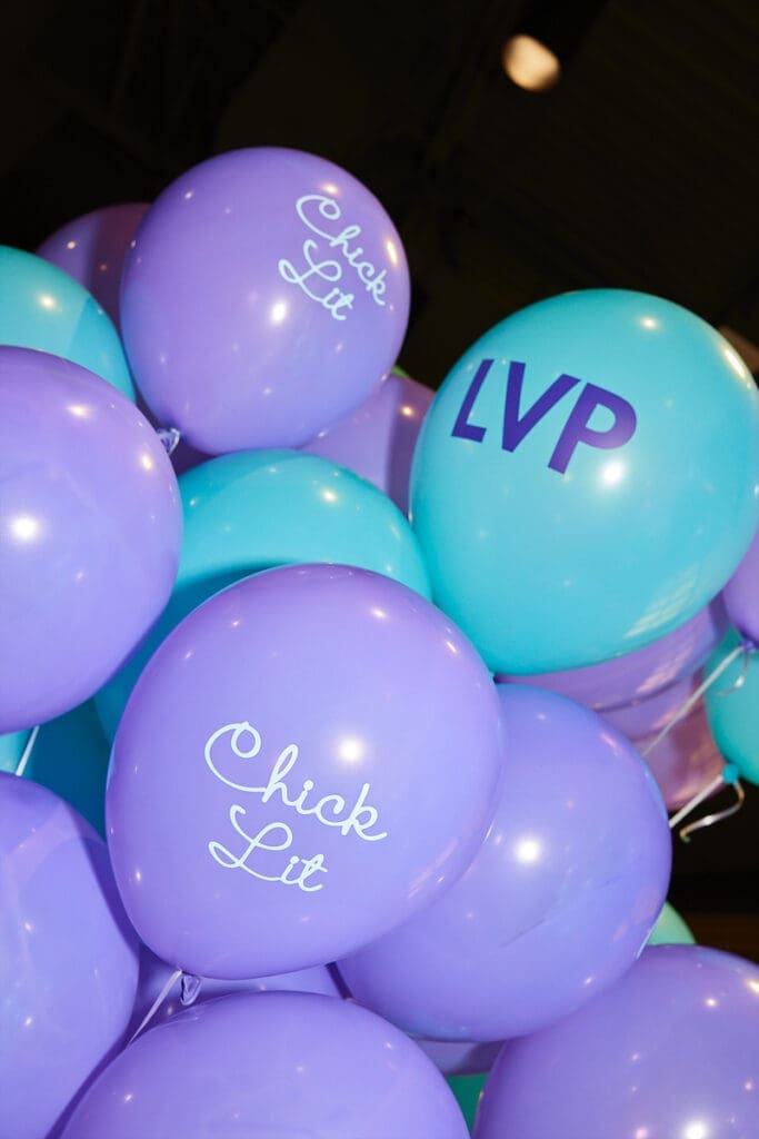 LVP balloons at the Chick Lit Luncheon in Dallas (photo by Nate Rehlander)  (Photo by Tamytha Cameron, Celeste Cass)