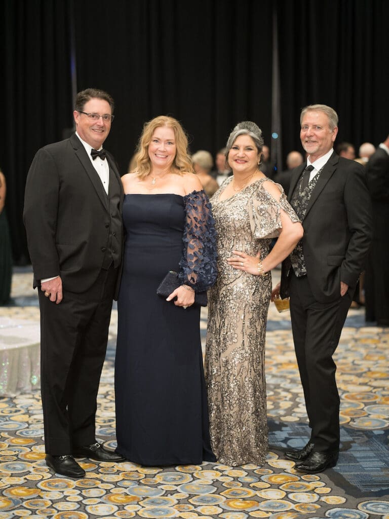 Mark & Deanna Rueff, Nelly & Dalton White at the JDRF Promise Ball (Photo by Daniel Ortiz)