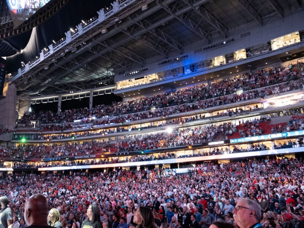 The Final Four is back in Houston and it's quite the scene. (Photo by F. Carter Smith)