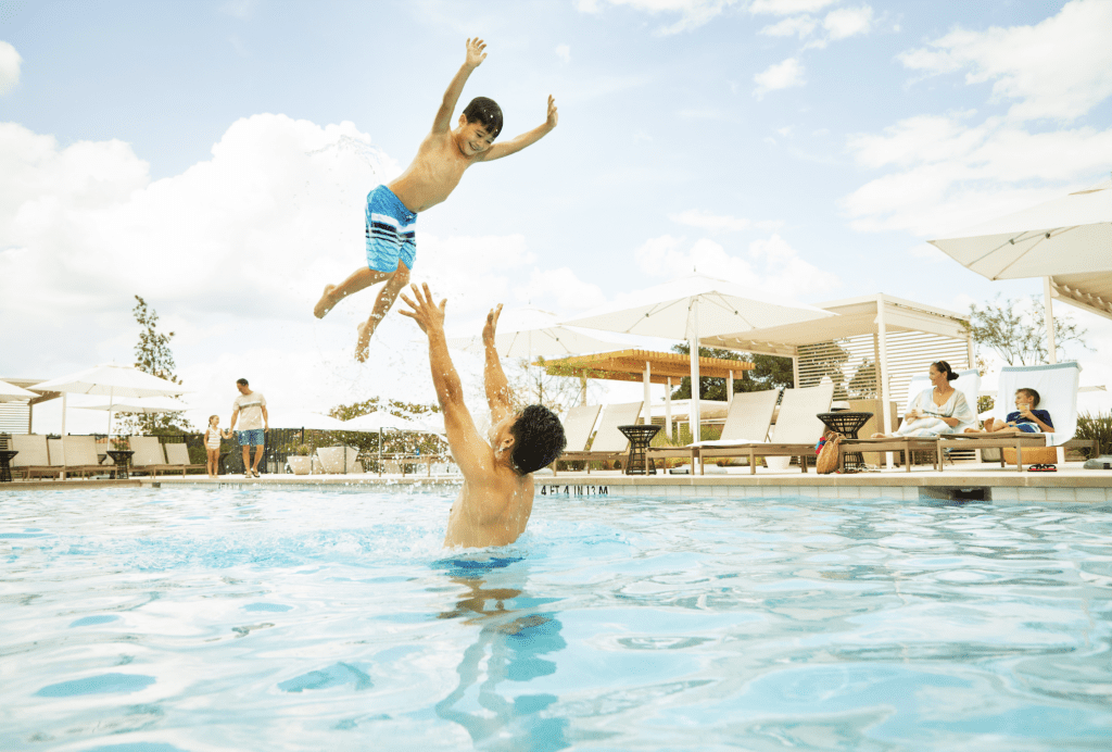 With two pools and a Splash Pad, Omni Barton Creek offers plenty of fun.