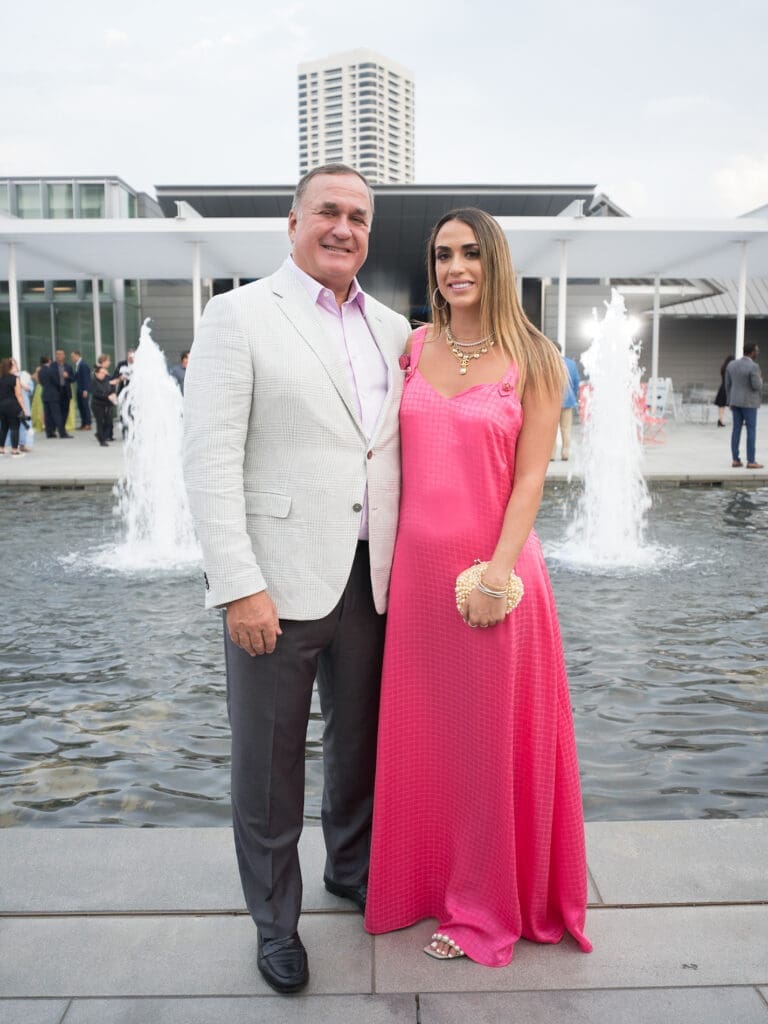 Steve Trauber and daughter Lexi Trauber at Memorial Hermann Foundation's Good Vibrations gala at Hermann Park. (Photo by Daniel Ortiz)