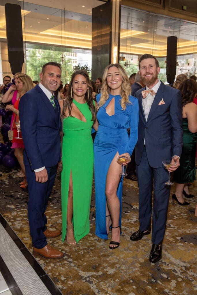 Steven & Jessica O'Connor, Casey & Eric Powell at the Communities in School 'Stay in School' gala. (Photo by Jenny Antill)