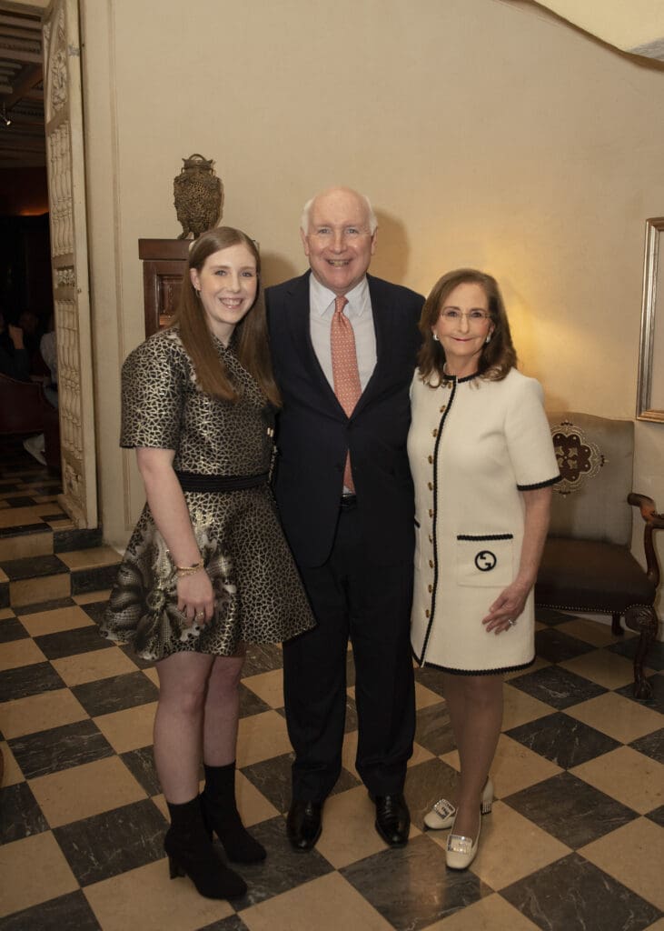 Isabelle Haemisegger, David Haemisegger, Nancy Nasher (Photo by Tamytha Cameron)