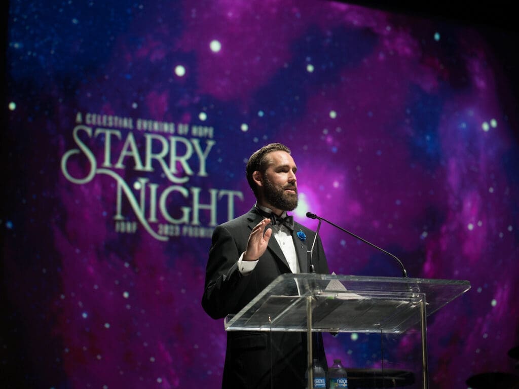 JDRF Houston board president William Hagans at the JDRF Promise Ball (Photo by Daniel Ortiz)