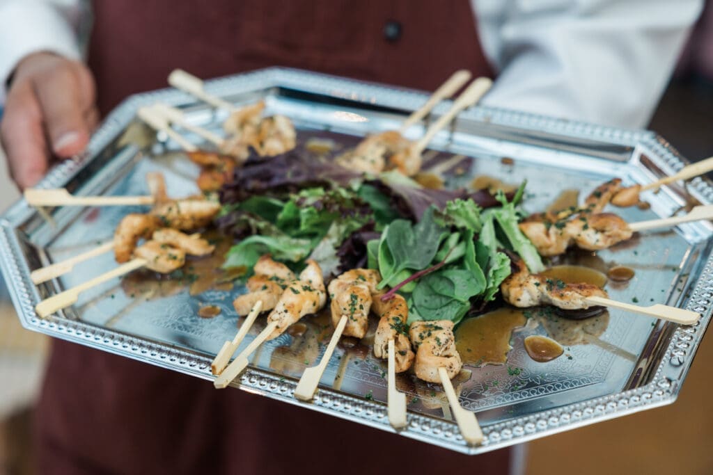 Party foods on the menu at the opening party for Bari Ristorante in River Oaks District.  (Photo by Johnny Than)