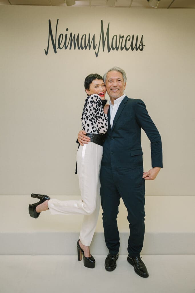 Honoree Duyen Nguyen & Marc Nguyen at the PaperCity Philanthropy in Fashion Best Dressed announcement party at Neiman Marcus. (Photo by Johnny Than)