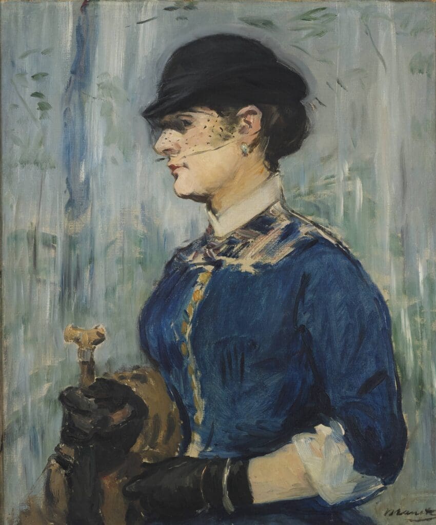 Edouard Manet, Young Woman in a Round Hat, c. 1877-79, oil on canvas, the Henry and Rose Pearlman Foundation, on loan to the Princeton University Art Museum. Photograph: Bruce M. White