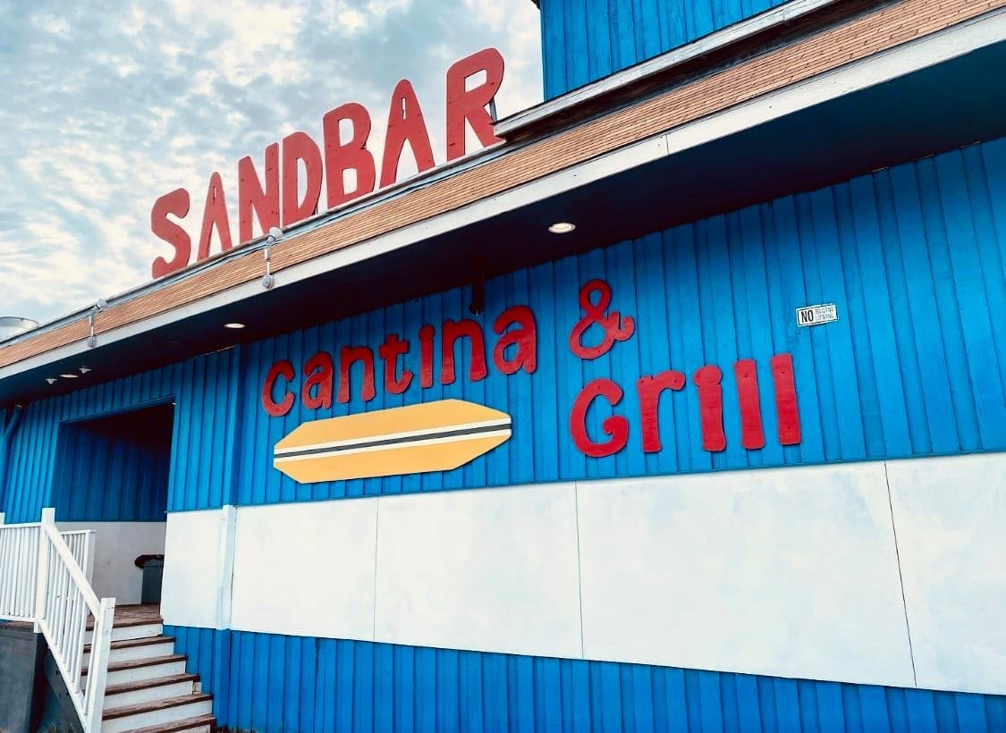 The entry to Sandbar Cantina in Dallas' Deep Ellum neighborhood.