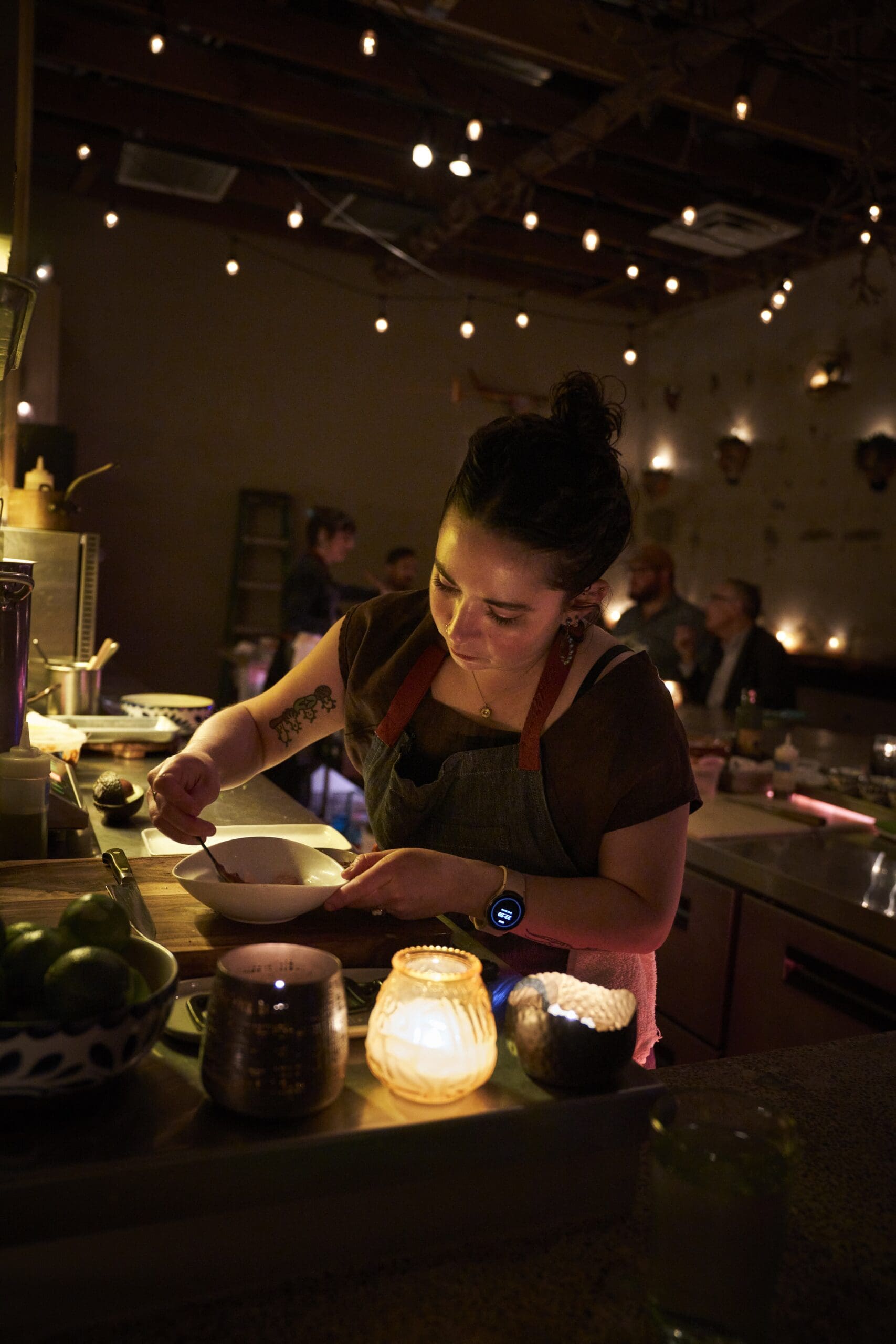 Preparing the light bites for Quiote shows this hidden speakeasy's power. (Photo by Pär Bengtsson)