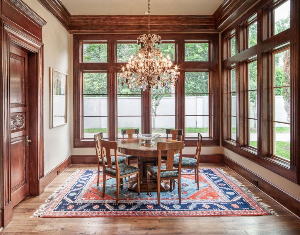 A casual dining area at 6 West Rivercrest in Briar Forest