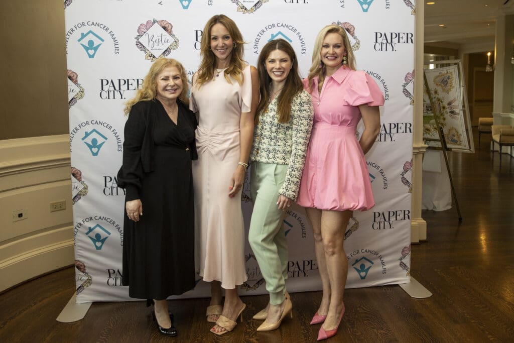 Nancy Hamilton, Allison O’Neill, Dr. Kristy Hamilton, Ashley Beecher at A Shelter for Cancer Families (ASCF) Bestie Brunch (Photo by Meliezza Walker Photography)