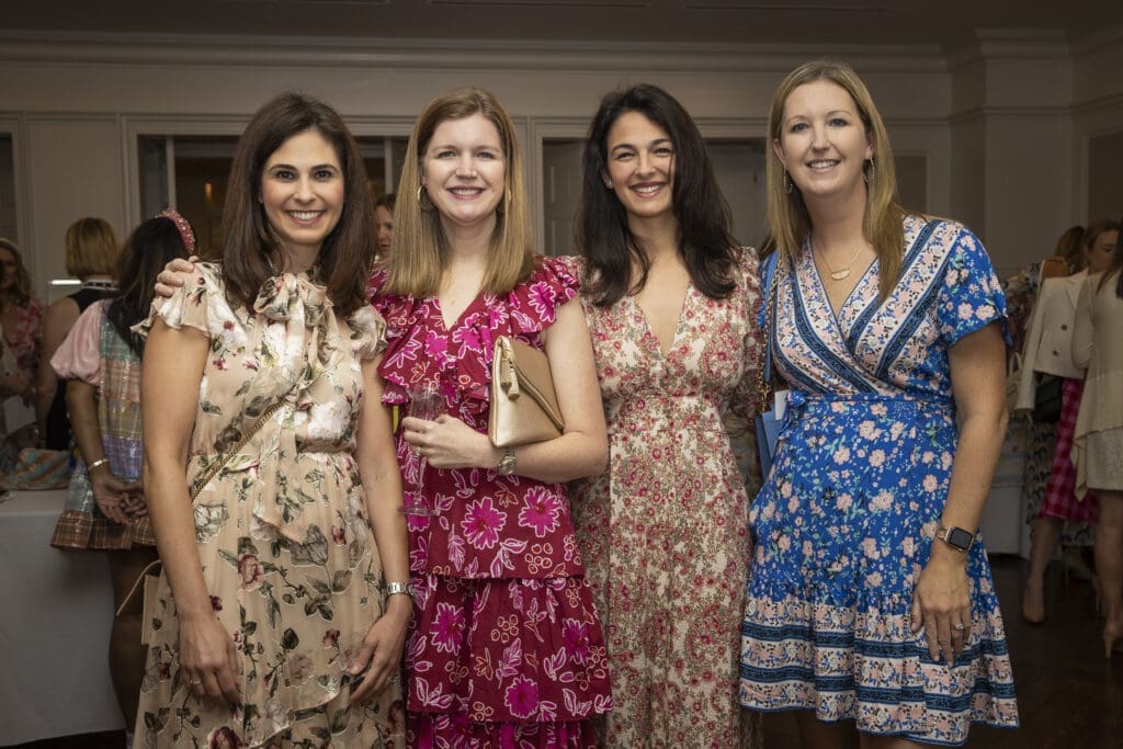 Natasha De La Garza, Jennifer Abram, Nadia Gonzalez, Stephanie Badeaux at A Shelter for Cancer Families (ASCF) Bestie Brunch (Photo by Meliezza Walker Photography)