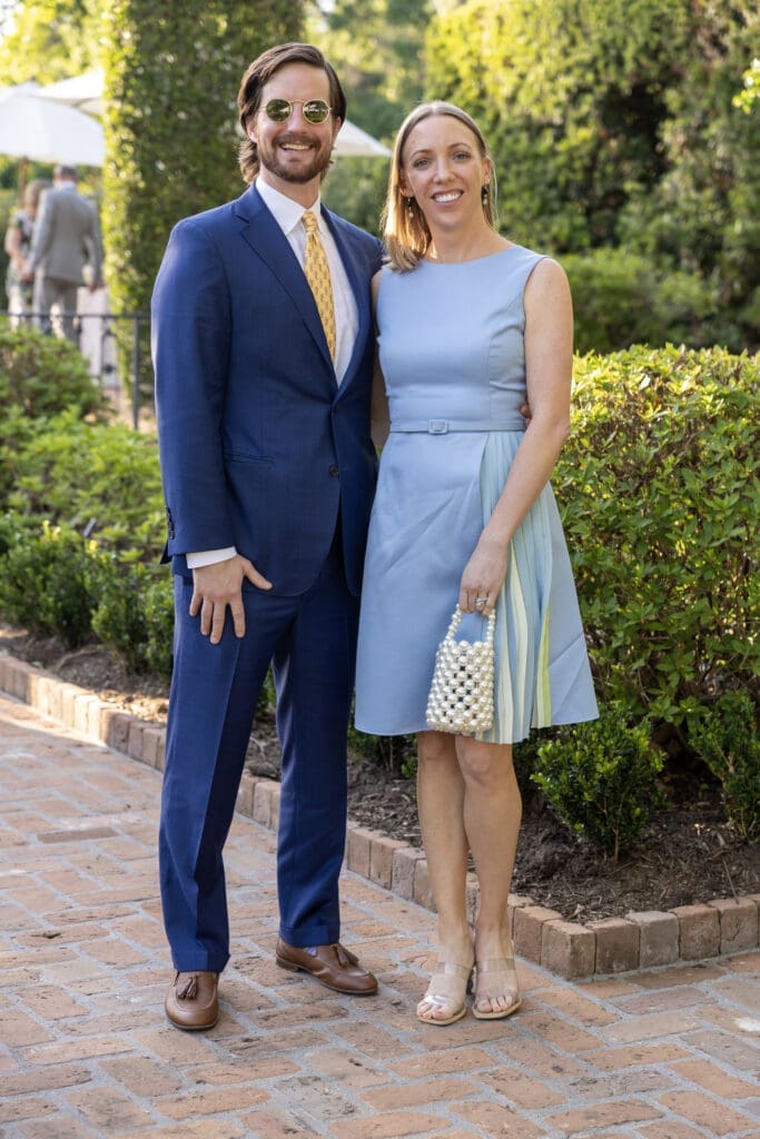 Alex & Betty Crain at the Bayou Bend Garden Party (Photo by Jenny Antill)