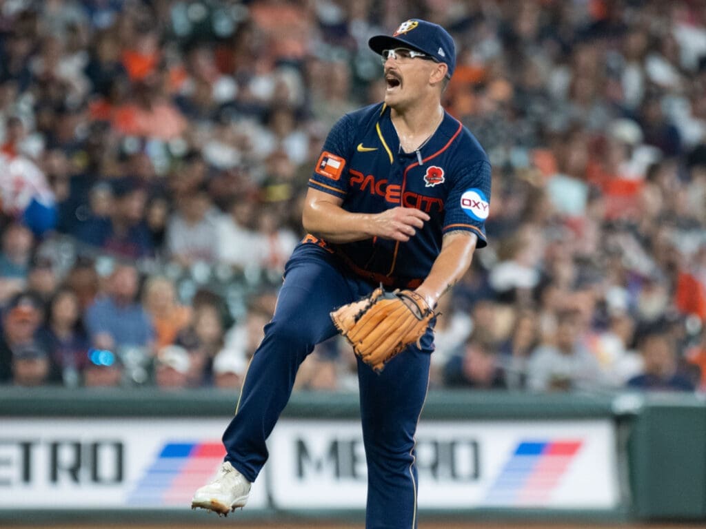 J.P. France has shown some strikeout stuff. (Photo by F. Carter Smith)