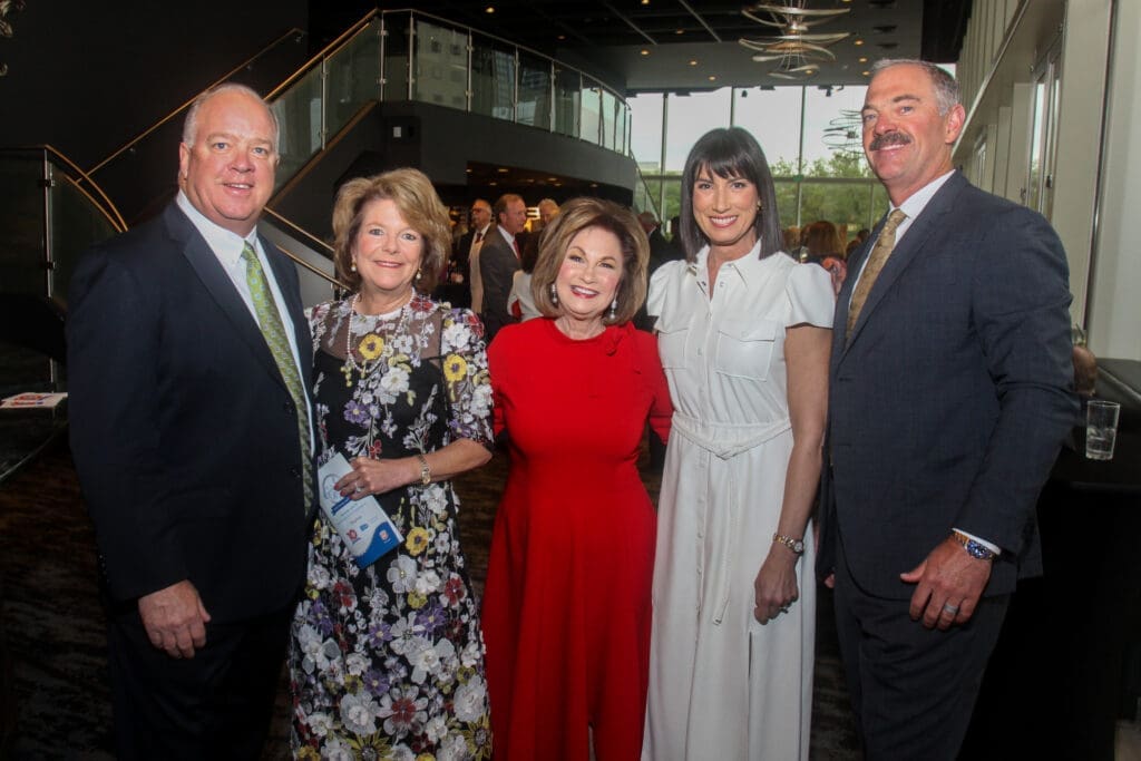 Bryan & Susan Vincent, Lisa Jakel, Ann & Will Drost at the Barbara Bush Houston Literacy Foundation’s A Celebration of Reading, at the Hobby Center for the Performing Arts. (Photo by Gary Fountain)