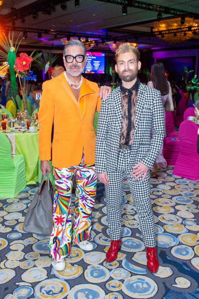 Ceron, Taylor Hudgins at the Latin Women's Initiative fashion show and luncheon. (Photo by Jacob Power)