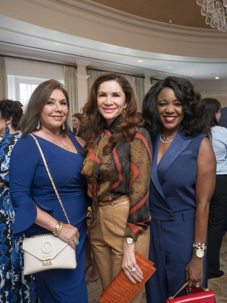 Debbie Festari, Alex Blair, Jacquie Baly at the CanCare luncheon (Photo by Daniel Ortiz)