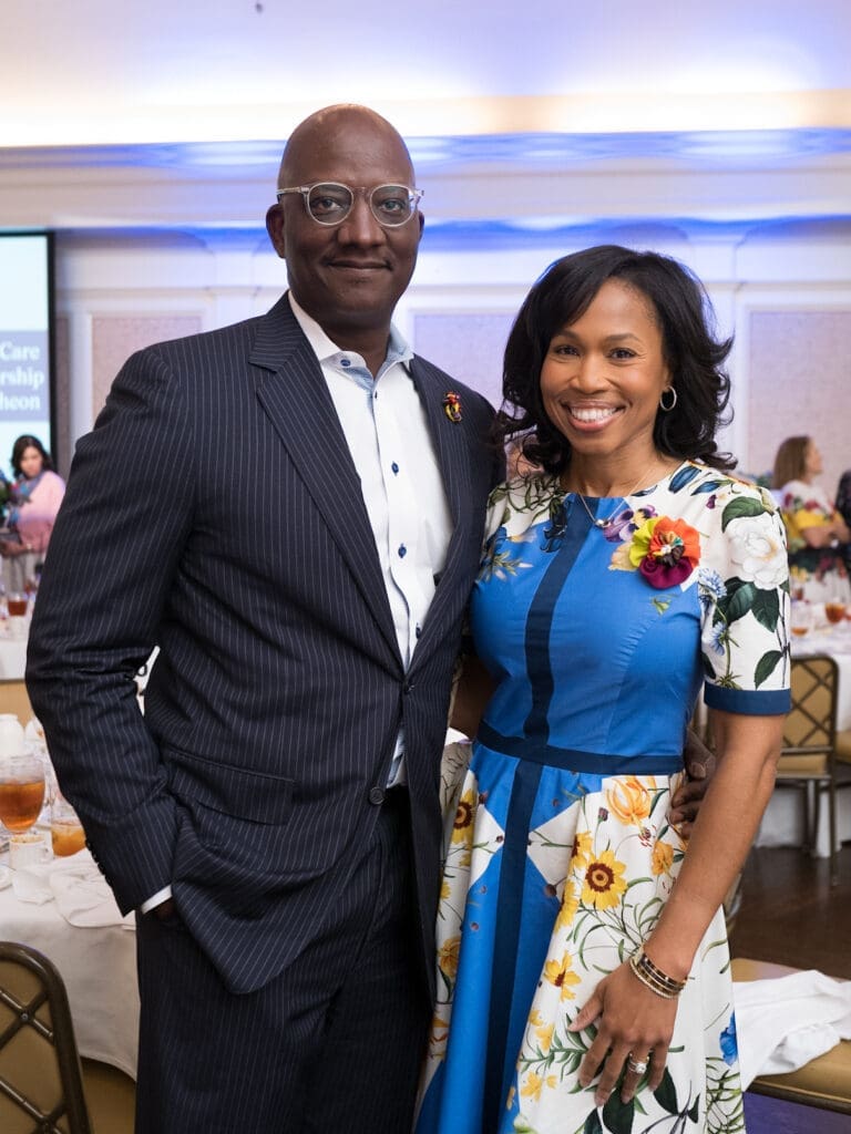 Derrick Mitchell & Roslyn Bazzelle Mitchell at the CanCare luncheon (Photo by Daniel Ortiz)