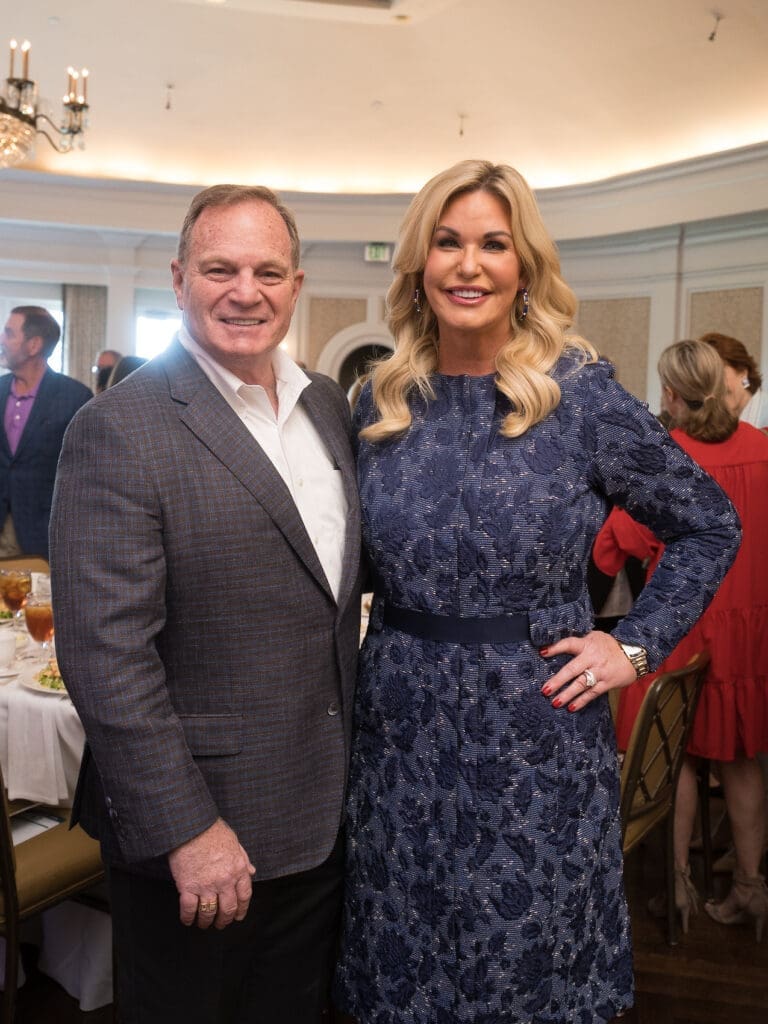 Dr. Mark Schusterman & Stephanie Von Stein Schusterman at the CanCare luncheon (Photo by Daniel Ortiz)