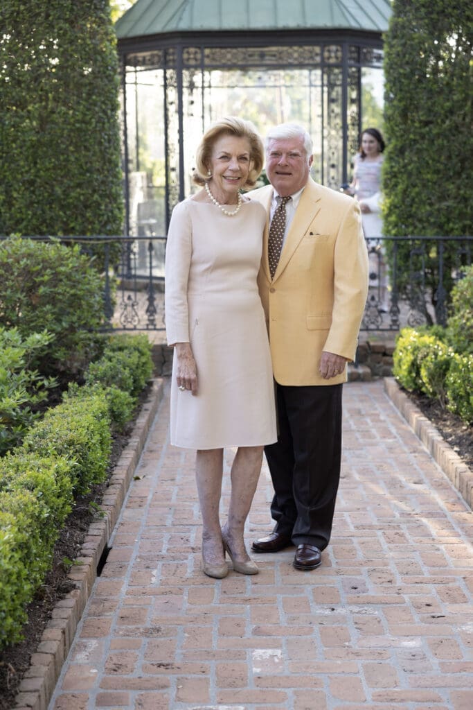 Elise & Russell Joseph at the Bayou Bend Garden Party (Photo by Jenny Antill)