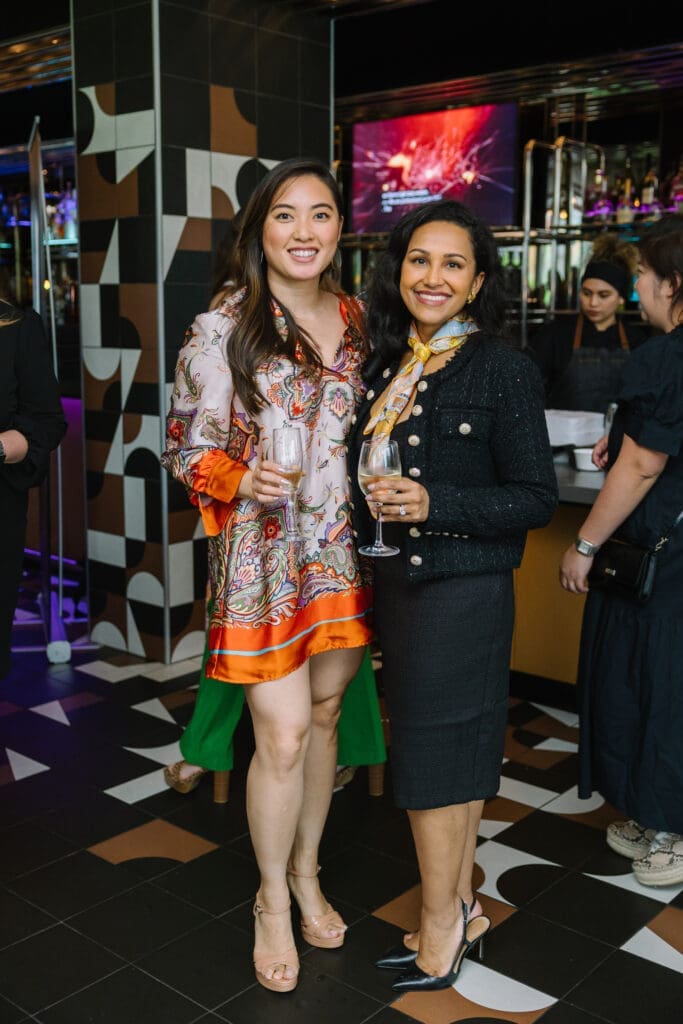 Erin Hol, Dr. Vinaya Rednam at the launch party for PaperCity The Woodlands  (Photo by Johnny Than)