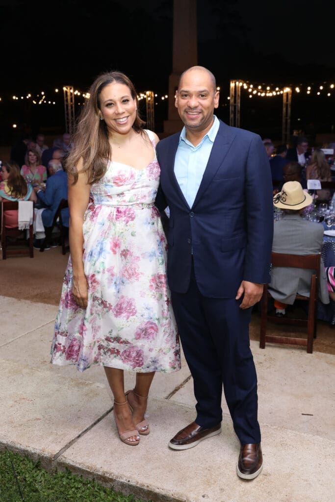 Heidi & Marcus Smith at the Hermann Park Conservancy's Evening in the Park. (Photo by Priscilla Dickson)