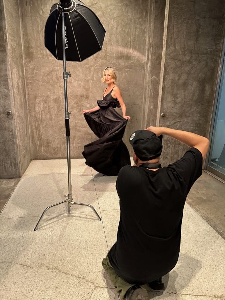 Former model Tatiana Massey swirls for the lens of talented fashion photographer Ivan Aguirre for the PaperCity Philanthropy in Fashion Best Dressed photo shoot.