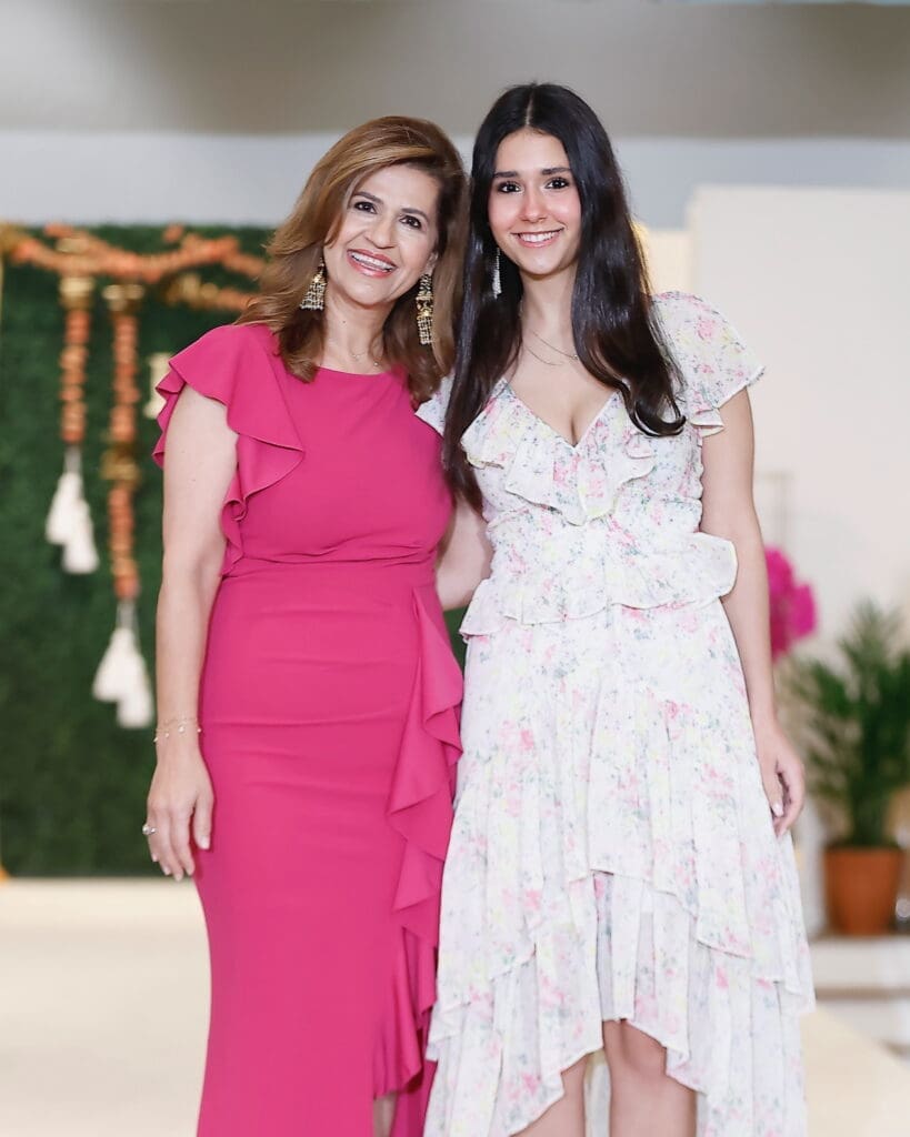 Mehrnaz Gill, Sarah Gill at the International Mothers Day 10th anniversary celebration (Photo by Quy Tran)