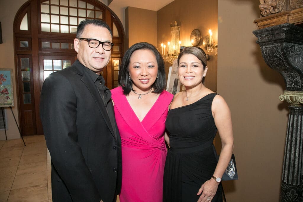 John Reger, Miya Shay, and Anna Reger at the KNOWAutism 10th anniversary gala (Photo by Larry Fagala)