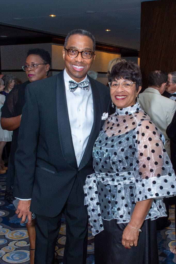 Khambrel & Debbie Marshal at the Holocaust Museum Houston Lyndon Baines Johnson Moral Courage Award Dinner (Photo by Jacob Power)