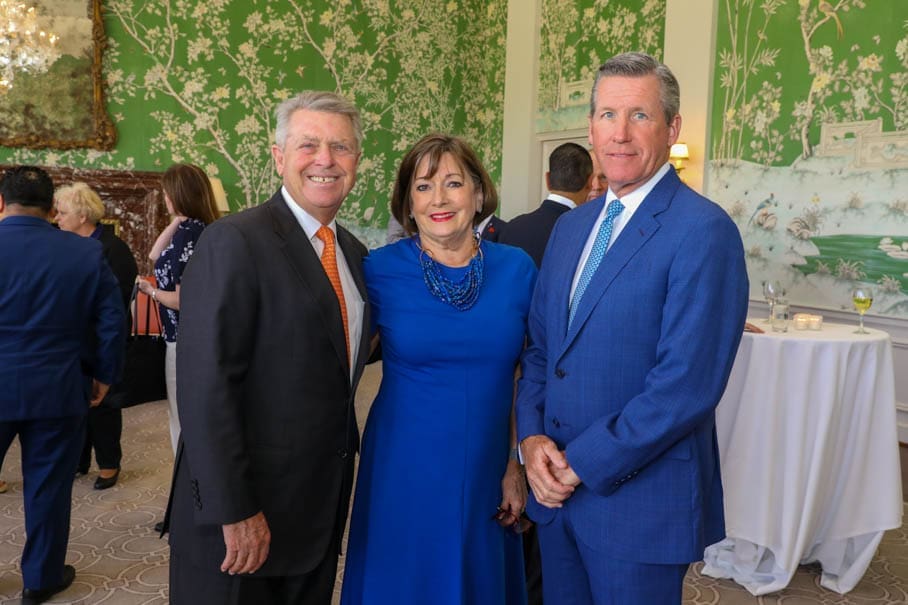 Joe & Cathy Cleary, Bill McKeon at the Men of Distinction awards luncheon. (Photo by Priscilla Dickson)
