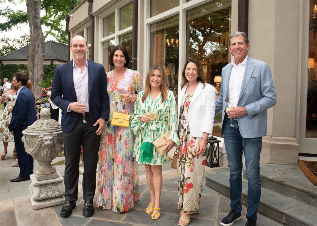 John & Deborah Scott, Mary Virginia Reid, Laura & Greg Koonsman (Photo by Tamytha Cameron)
