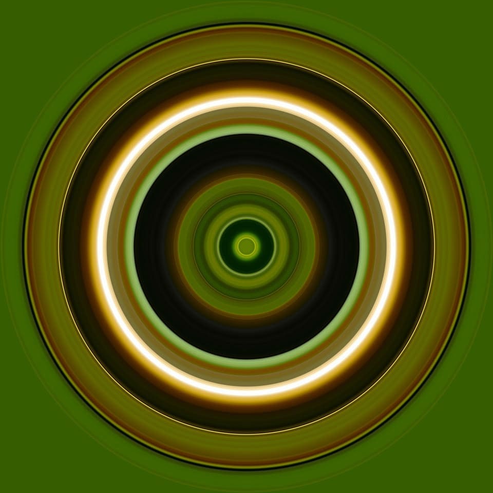 Magnolia Oculus # 4 with its rich greens and browns is one of Fort Worth artist John Holt Smith's striking works.