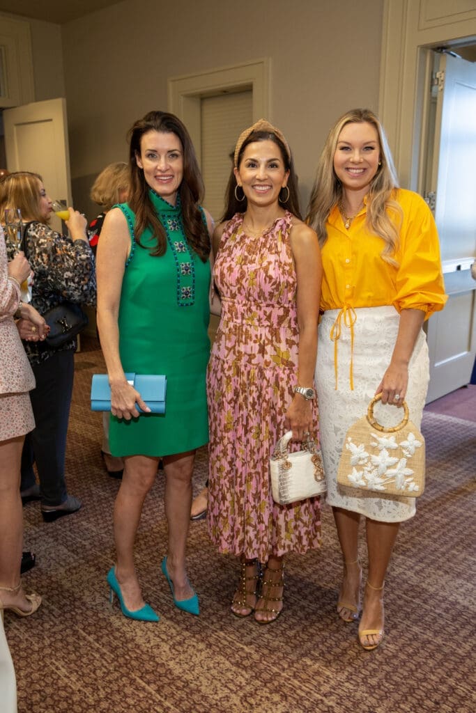 Jordan Seff, Julie Longoria Chen, Audrey White at the Arms Wide luncheon. (Photo by Jenny Antill)