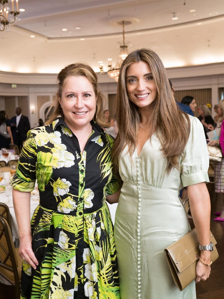 Kari Dagley, Iris Shaftel at the CanCare luncheon (Photo by Daniel Ortiz)