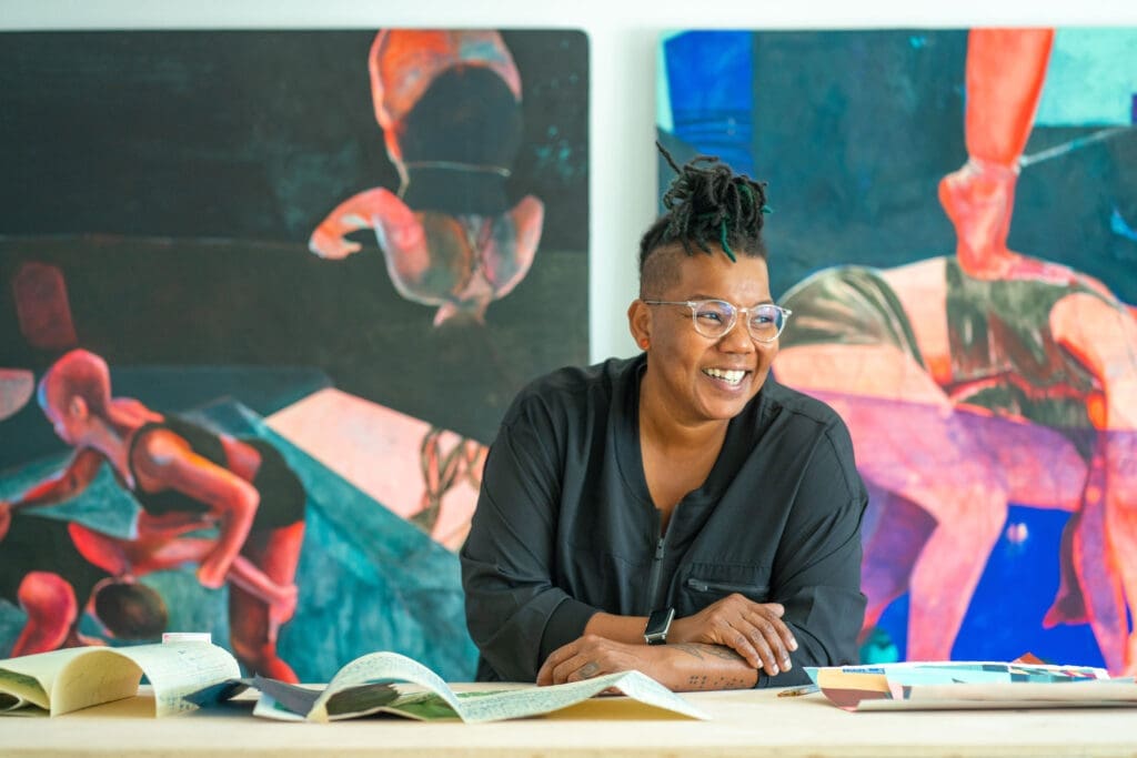 Lovie Olivia Celebrates Black Culture, Womanhood In Montrose Art Exhibition —  This Artist Tells Intelligent Stories