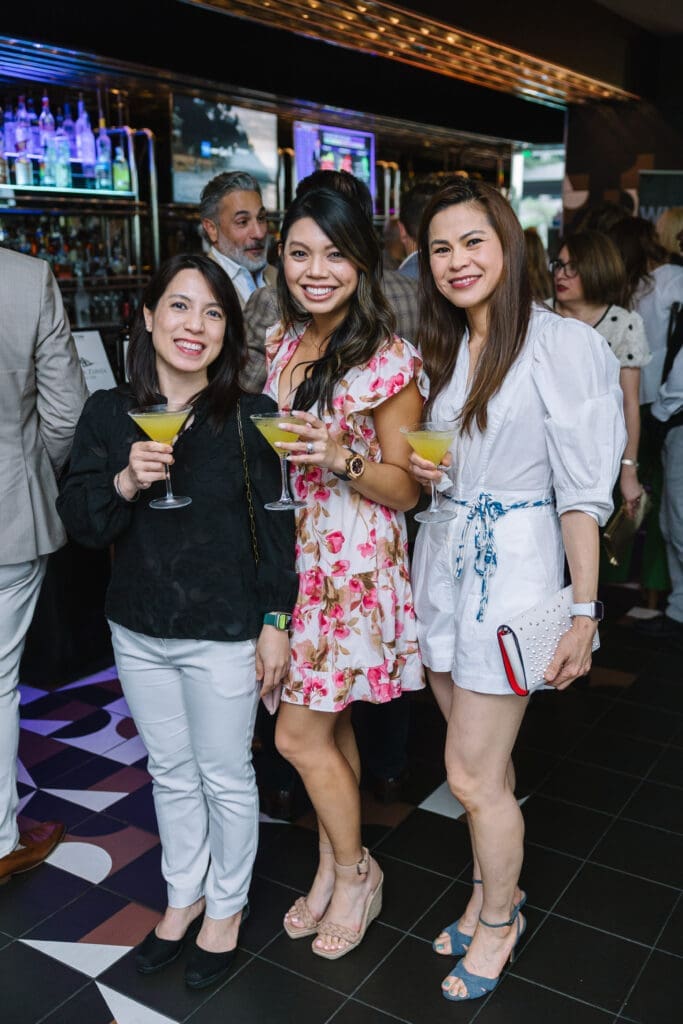 Mia Nguyen, Thy Nguyen, Loan Phan at the launch party for PaperCity The Woodlands  (Photo by Johnny Than)