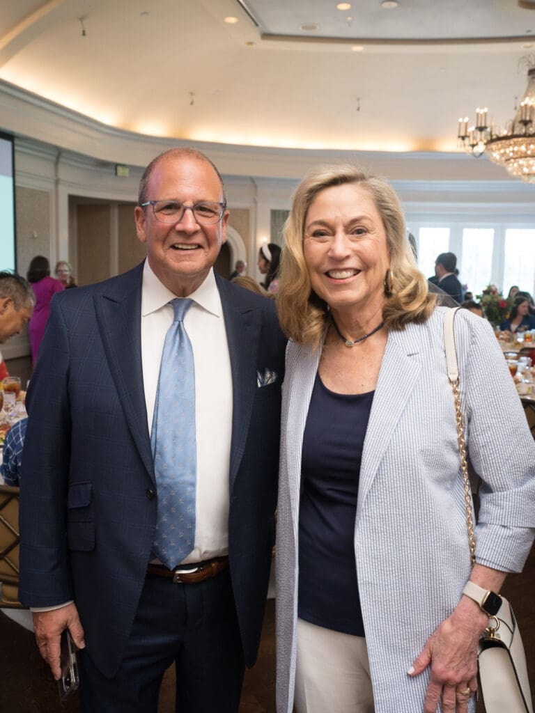 Michael Weisenthal, Nancy Tucker at the CanCare luncheon (Photo by Daniel Ortiz)