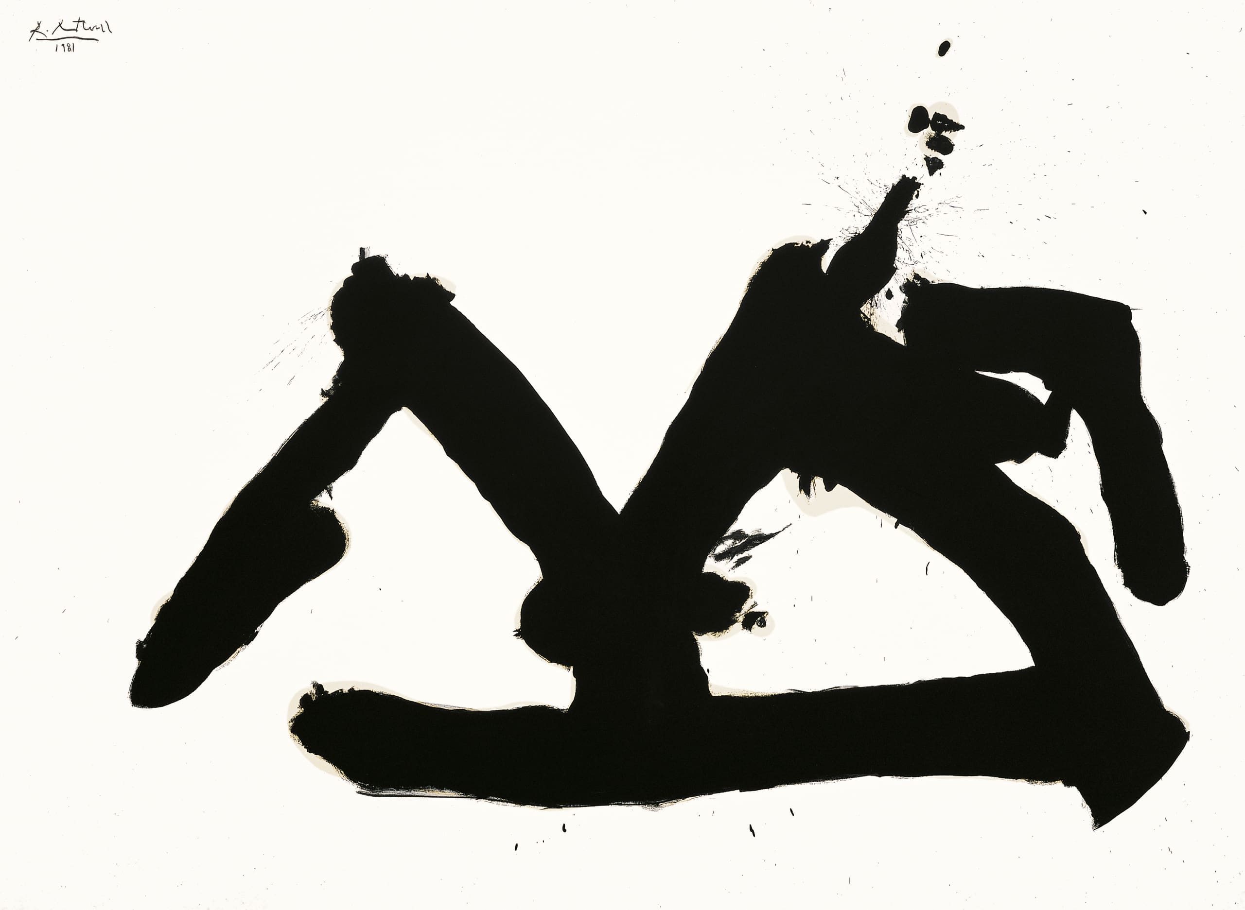 Stephens Iron Crown by Robert Motherwell. © Copyright 2023 Dedalus Foundation, Inc. / Licensed by the Artists Rights Society (ARS), NY.