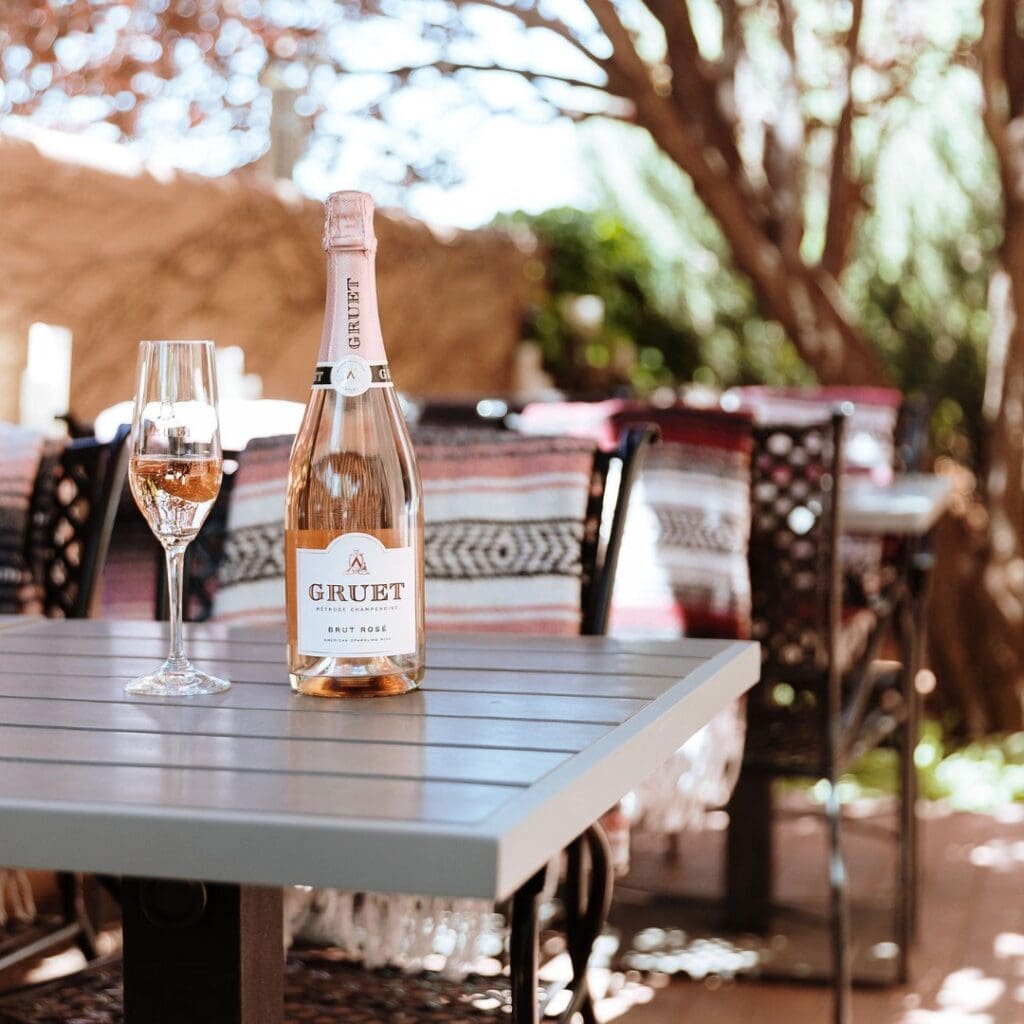 Gruet Winery is produces French style sparkling wines with multiple vineyards across New Mexico.
