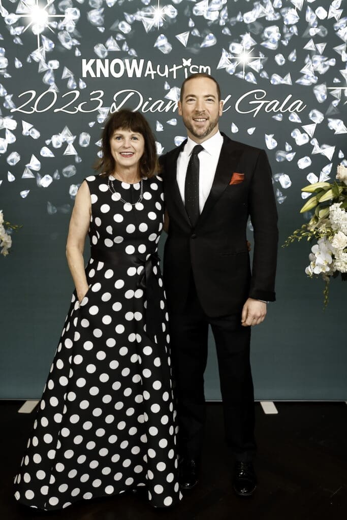 Elaine Finger, Edward Finger at the KNOWAutism 10th anniversary gala (Photo by Quy Tran)
