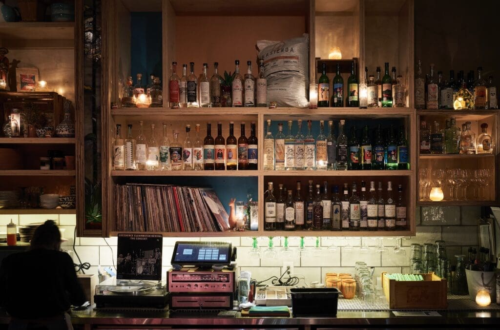 Bartender Elena Vann oversees the specialty cocktail list with ten drinks (priced $12 to $18), which focus on Mexican-inspired tinctures made with mezcal, tequila, and agave distillates. In fact, there are more than 50 varieties available behind the bar. (Photo by Pär Bengtsson)